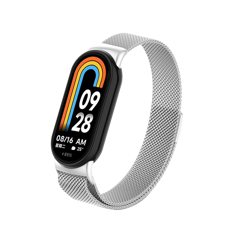 

Ремешок Xiaomi Совместимость Материал: нержавеющая сталь 230 мм ~ 250 мм Dazzling, 【Sanzhu metal steel belt】Black