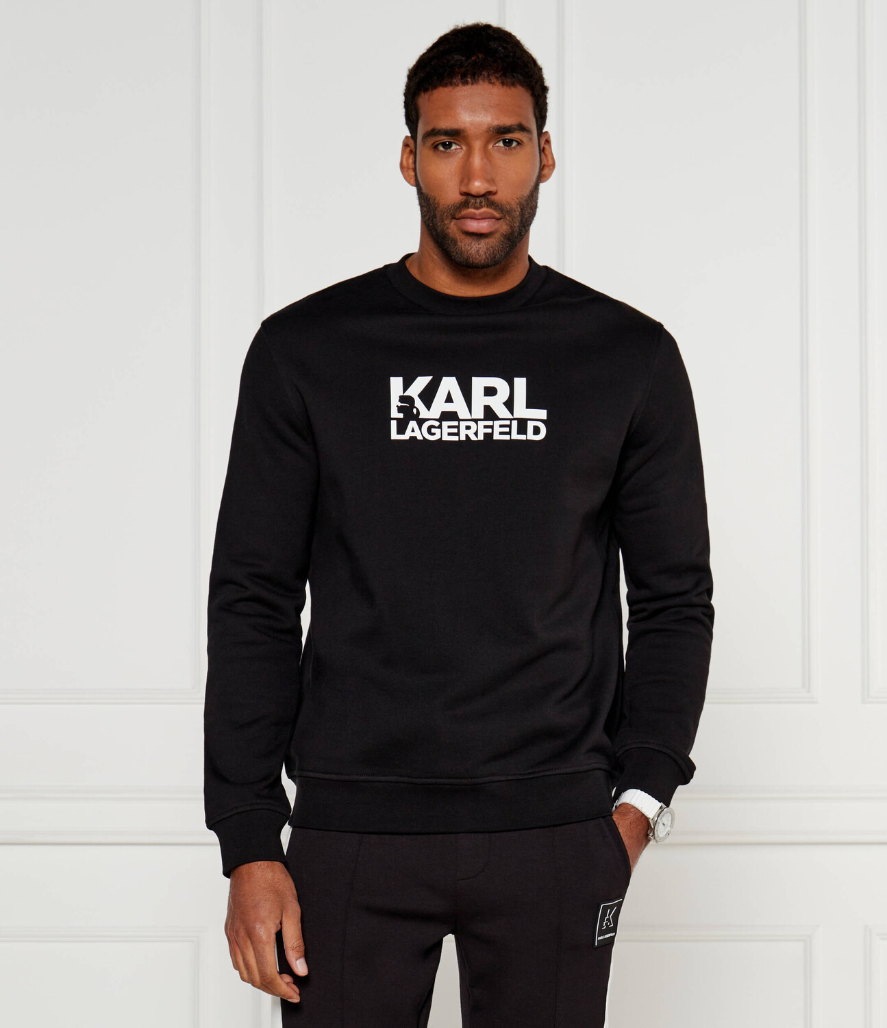 

Толстовка Karl Lagerfeld Regular Fit, черный