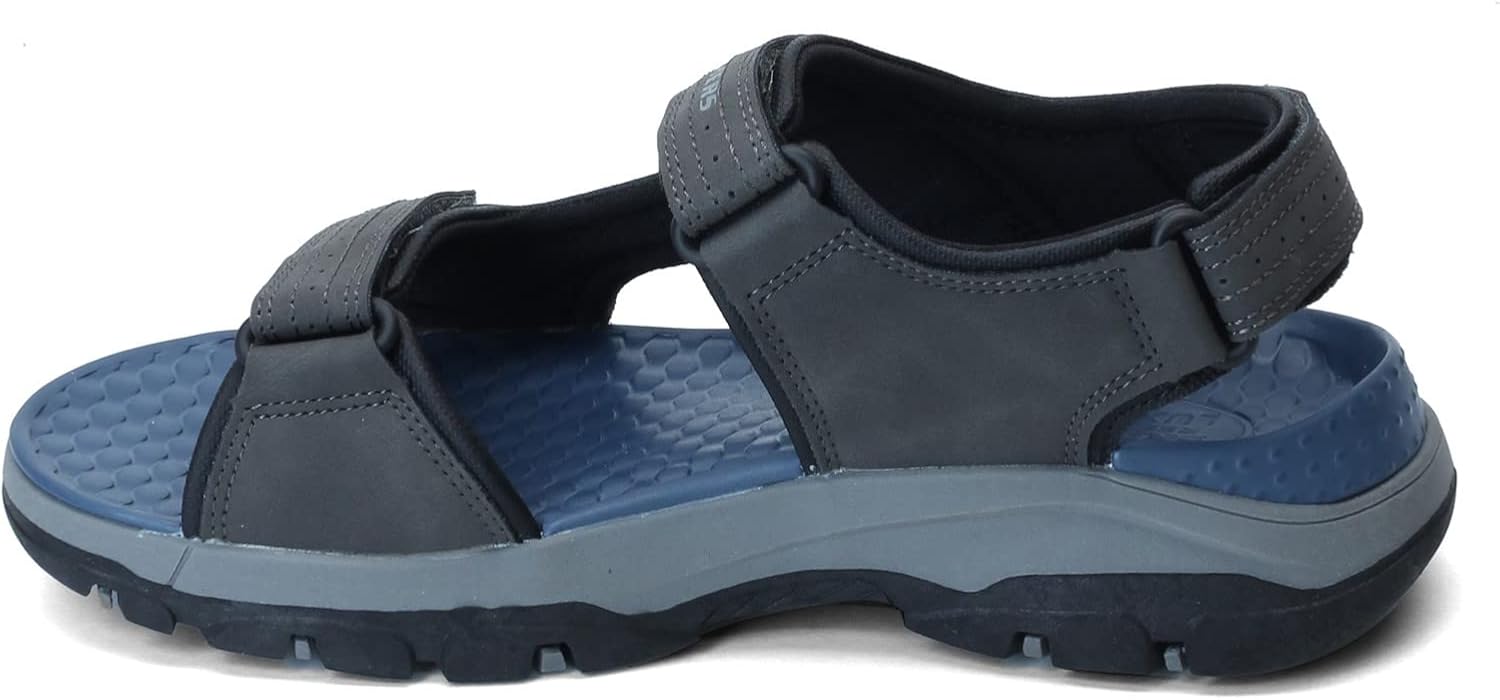 Мужские сандалии Skechers Tresmen-Garo с открытым носком для воды, Charcoal — фото 4