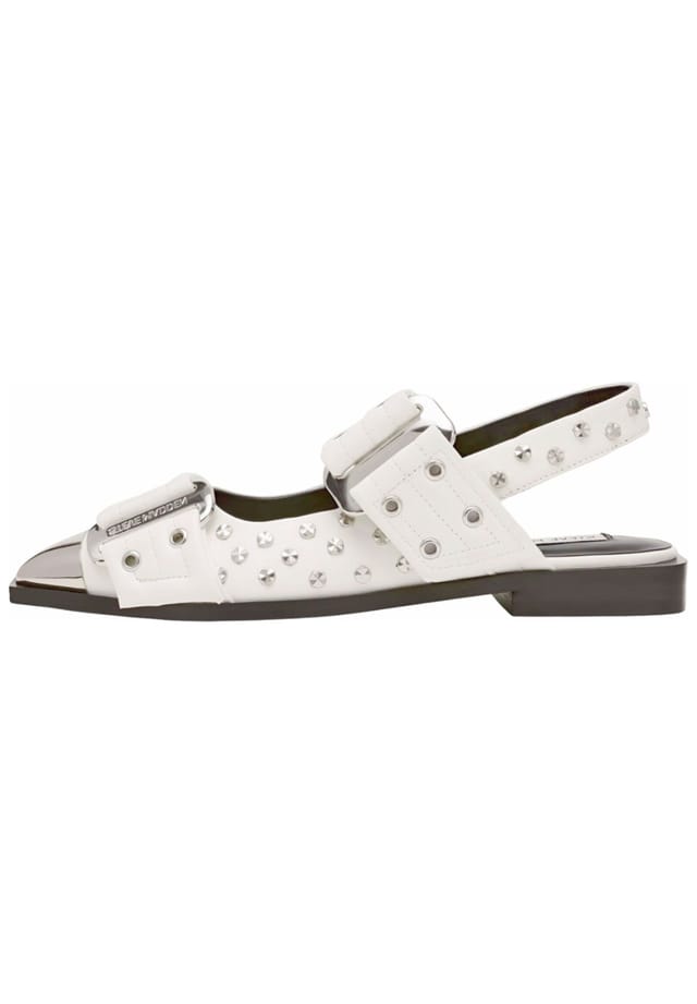 Сандалии из искусственной кожи Steve Madden, белый — фото 2