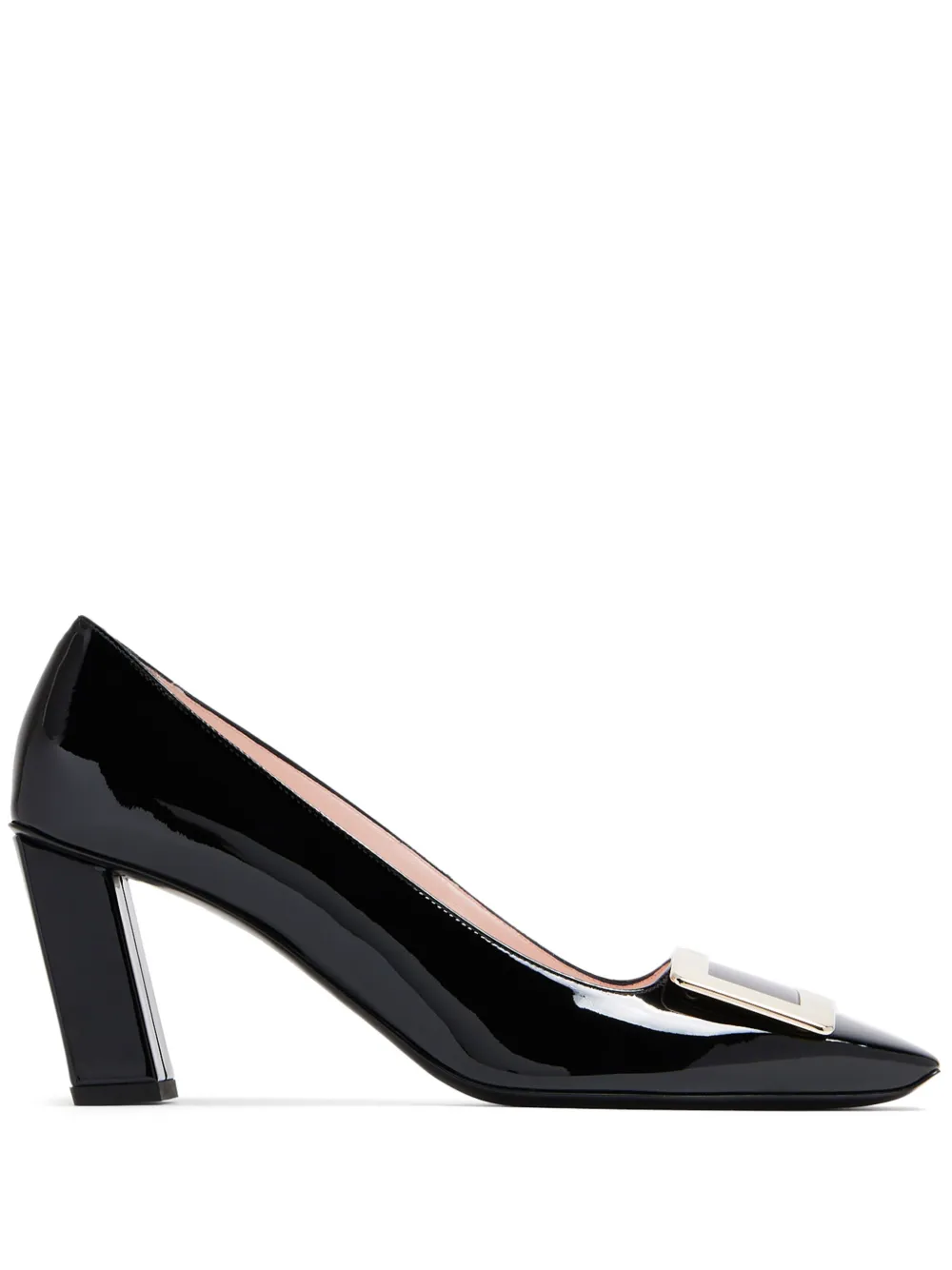 Туфли Belle 75 с квадратным носком Roger Vivier, черный