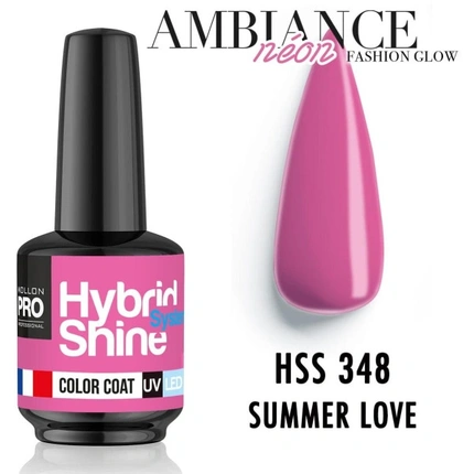 

Mol Hss 348 Ambiance Neon - полуперманентный гибридный лак для ногтей Mollon Pro