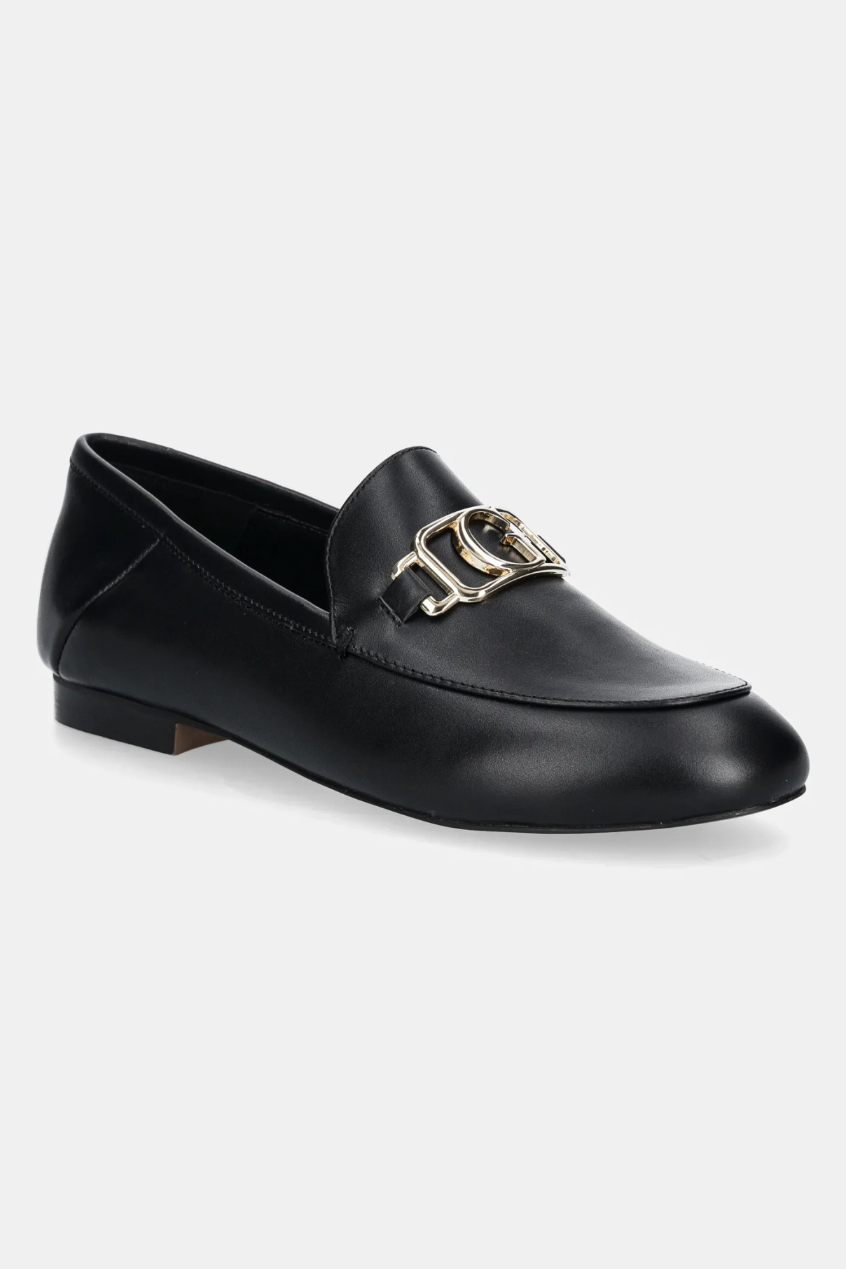 Кожаные мокасины MARTYNAS Guess, черный