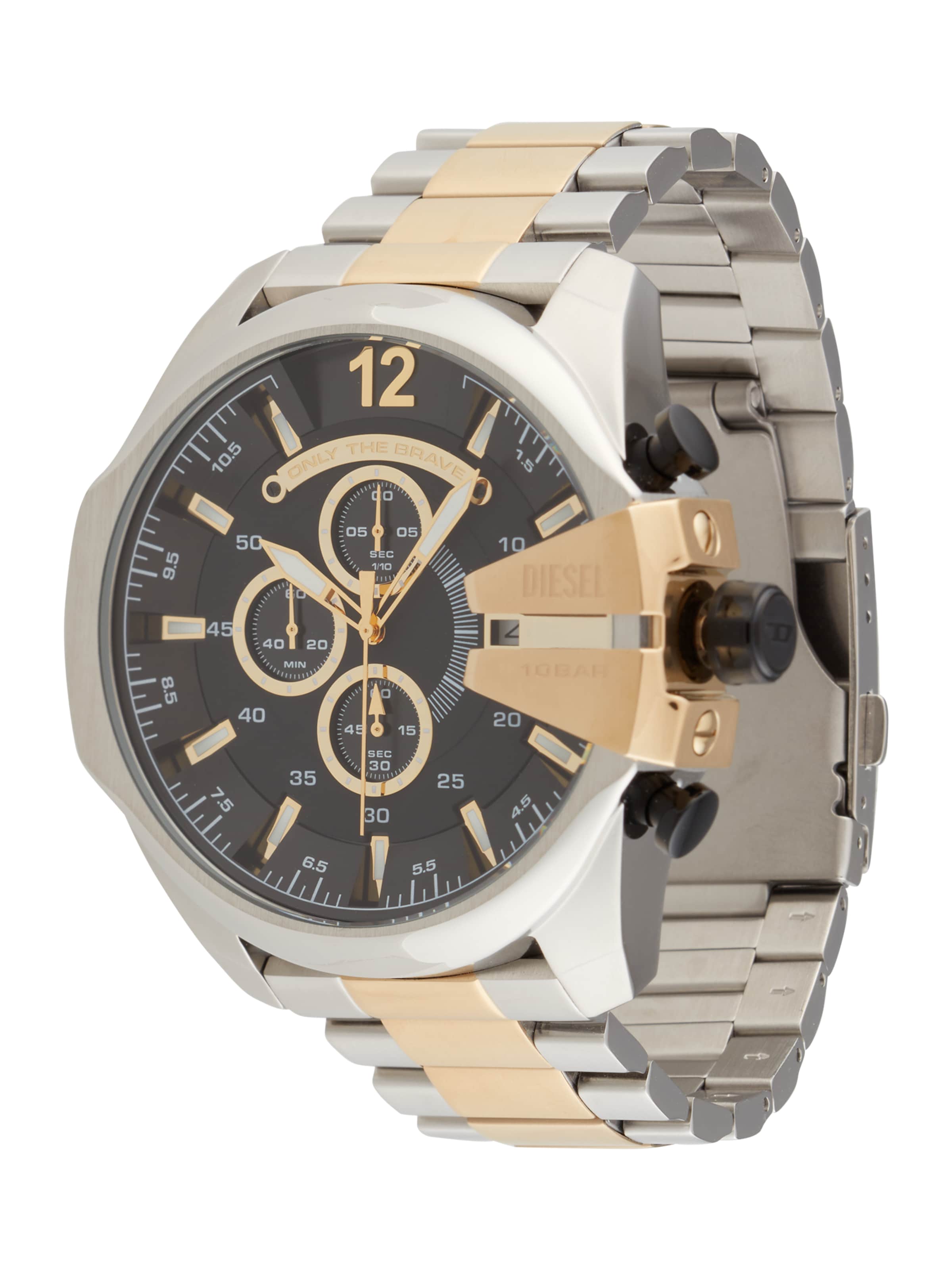 

DIESEL Часы Analog 'MEGA CHIEF' в серебристом цвете