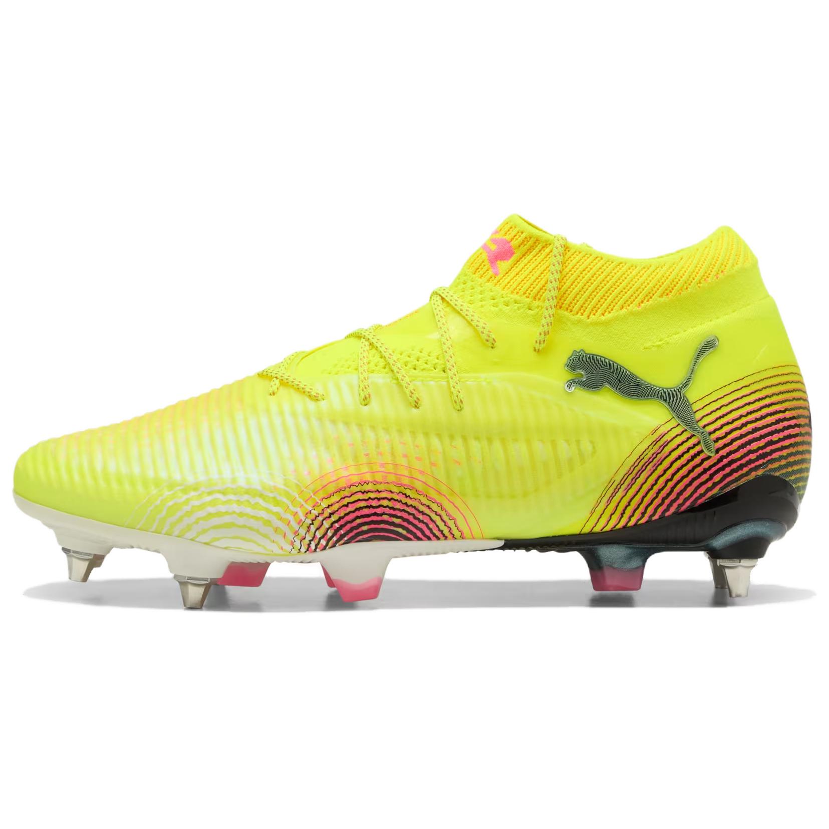 

PUMA Футбольные бутсы FUTURE 8, устойчивые к истиранию, мужские, желтые