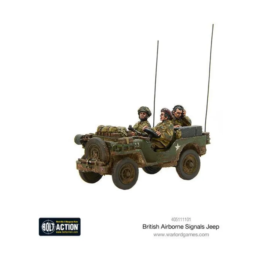 

Британский джип воздушно-десантной связи, Bolt Action - British Airborne (28mm)