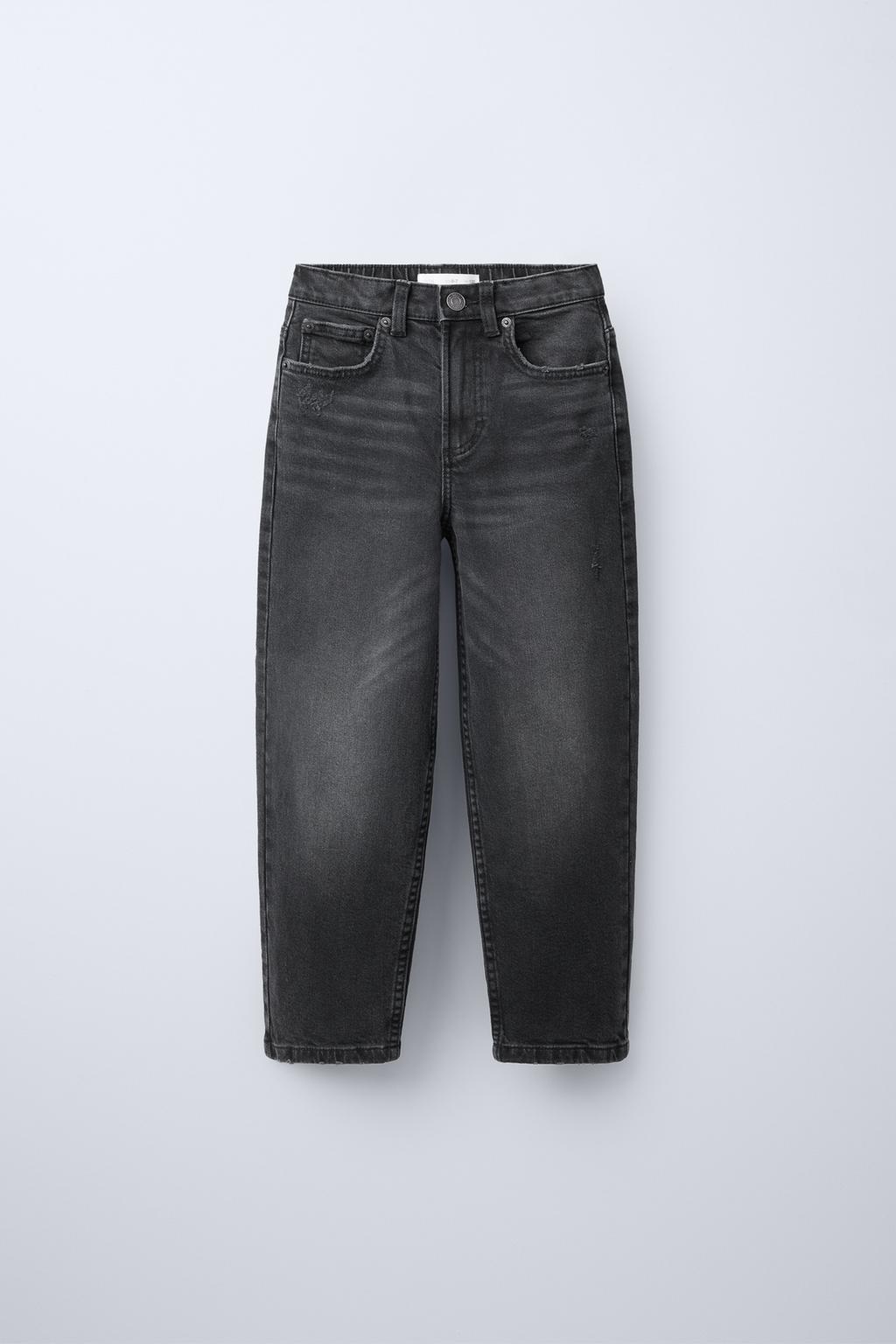 

Джинсы mom комфорт ZARA, черный