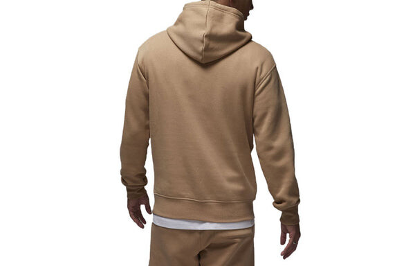 Толстовка Air Jordan Essentials Fleece Hoodie 'Hemp Light British Tan', цвет hemp/light british tan — фото 2