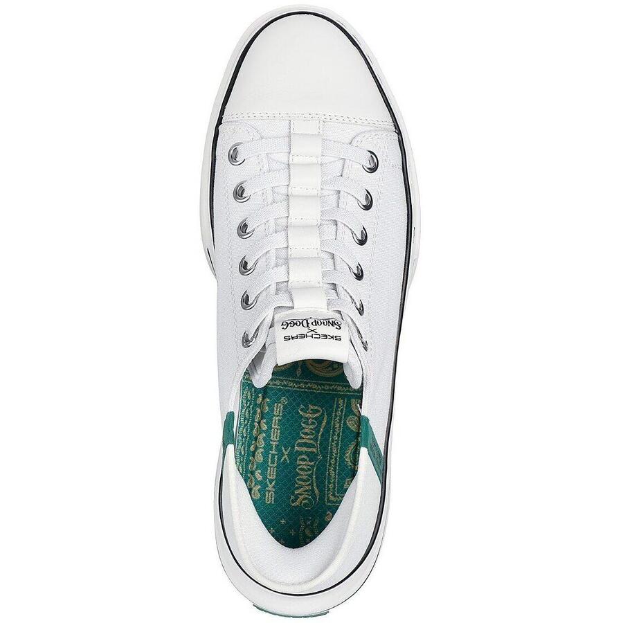 Кроссовки Skechers Snoop One-low Dogg C, белые, мужские — фото 2
