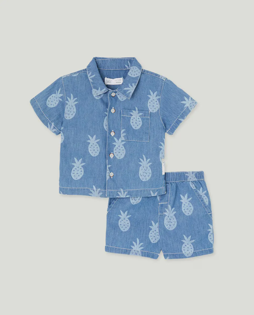 

Комплект из двух частей для мальчика Baby El Corte Inglés, синий