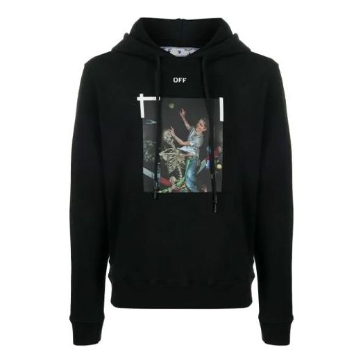 

Толстовка pascal painting printing hooded pullover men black Off-White, черный