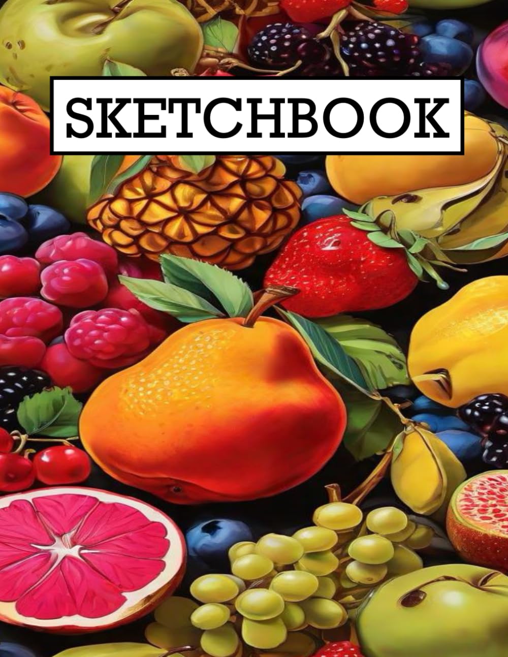 

Sketchbook: Notebook for Drawing, Writing, Painting and Doodle, 120 Pages, 8.5 x 11 (Fruit Cover Series Vol 3) (Spanish Edition) (Independently published)