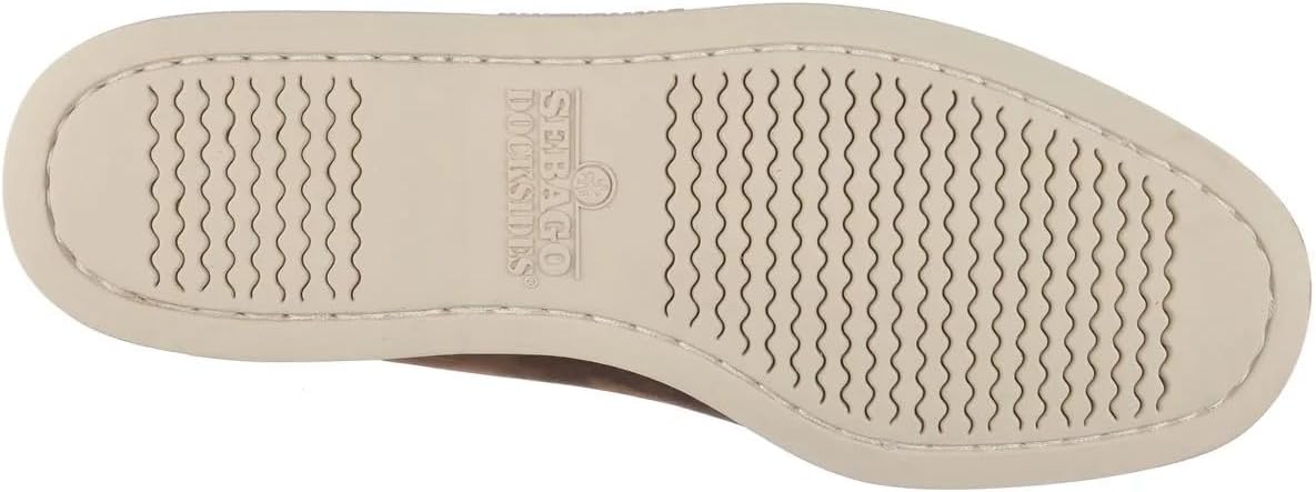 Мокасины Sebago Portland Nubuck - ручная работа, с кожаной подкладкой, с резиновой подошвой с протектором, не оставляющей следов и не скользящей, Brown Seal — фото 4