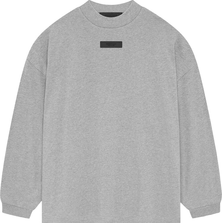 

Рубашка Fear of God Essentials Long-Sleeve II 'Light Heather Grey', серый