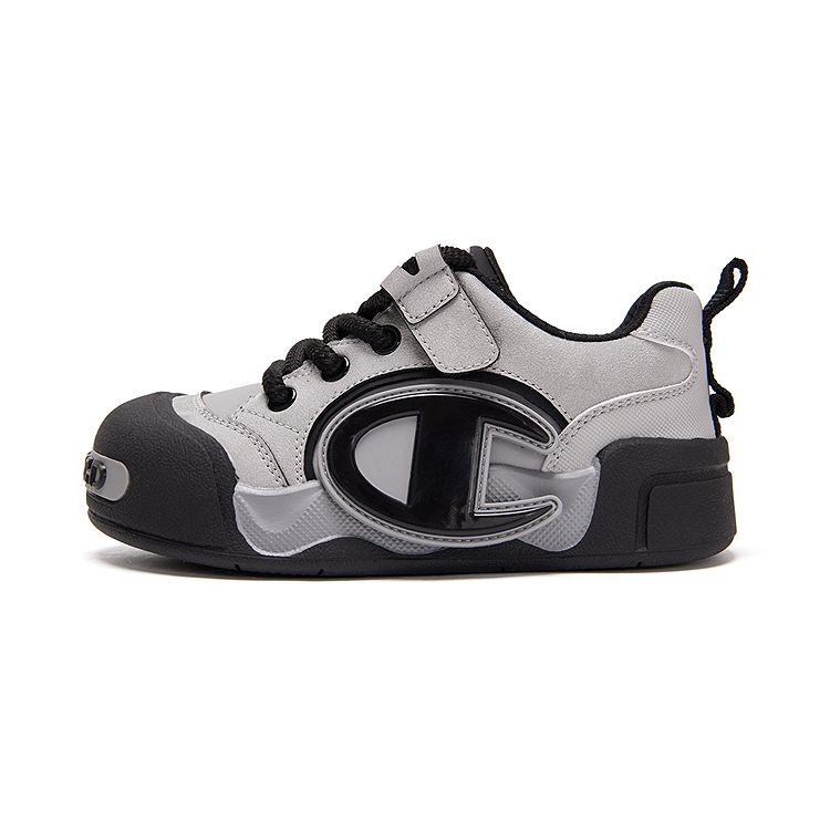 

Детские кроссовки Puffy Shoes с низким верхом, устойчивые к истиранию, для скейтбординга, для детей от 3 до 7 лет Champion Kids, серый