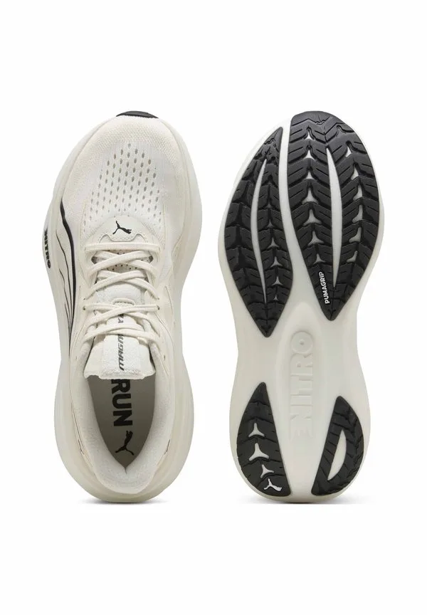 Кроссовки для бега по шоссе magmax nitro 2 Puma, Warm White/Black — фото 4