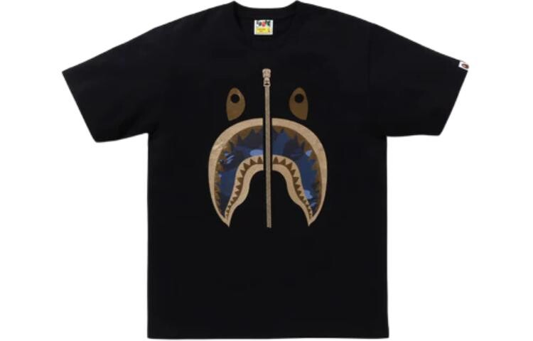 

Футболка Bape мужская A Bathing Ape, черный/желтый
