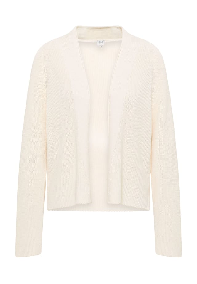 

Кардиган простой вязки Eterna, белый