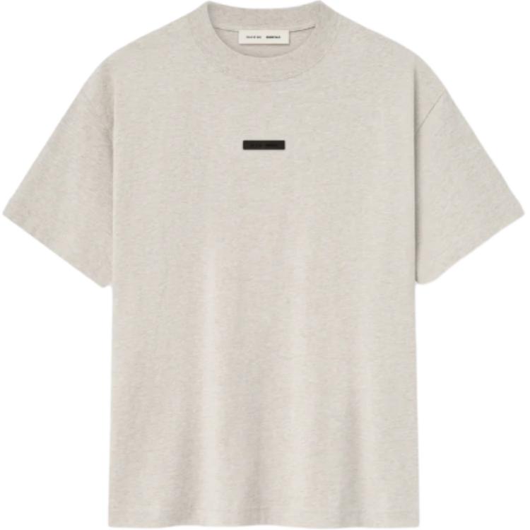 Футболка Cotton 'Homestead Heather' Fear Of God Essentials, oat серый/homestead heather — фото 3