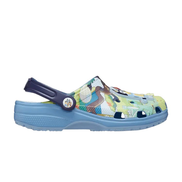 

Кроссовки Crocs Bluey x Classic Clog Keepy Uppy, синий