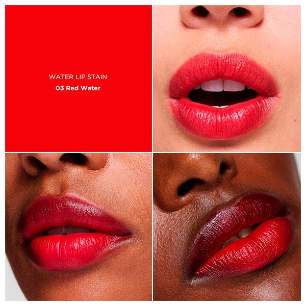 Матовая и увлажняющая помада CLARINS Water Lip Stain, 03 RED WATER — фото 4