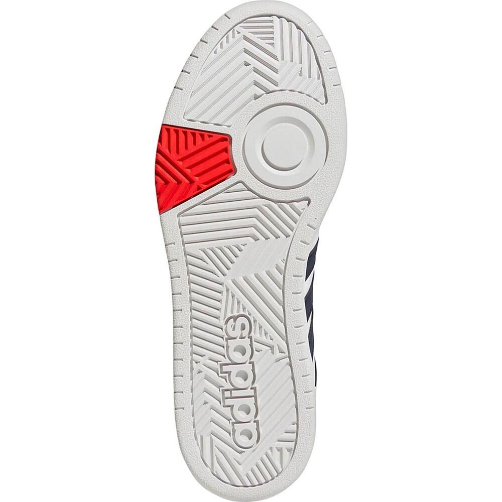 Кроссовки adidas Hoops 3.0 Mid, белый — фото 2
