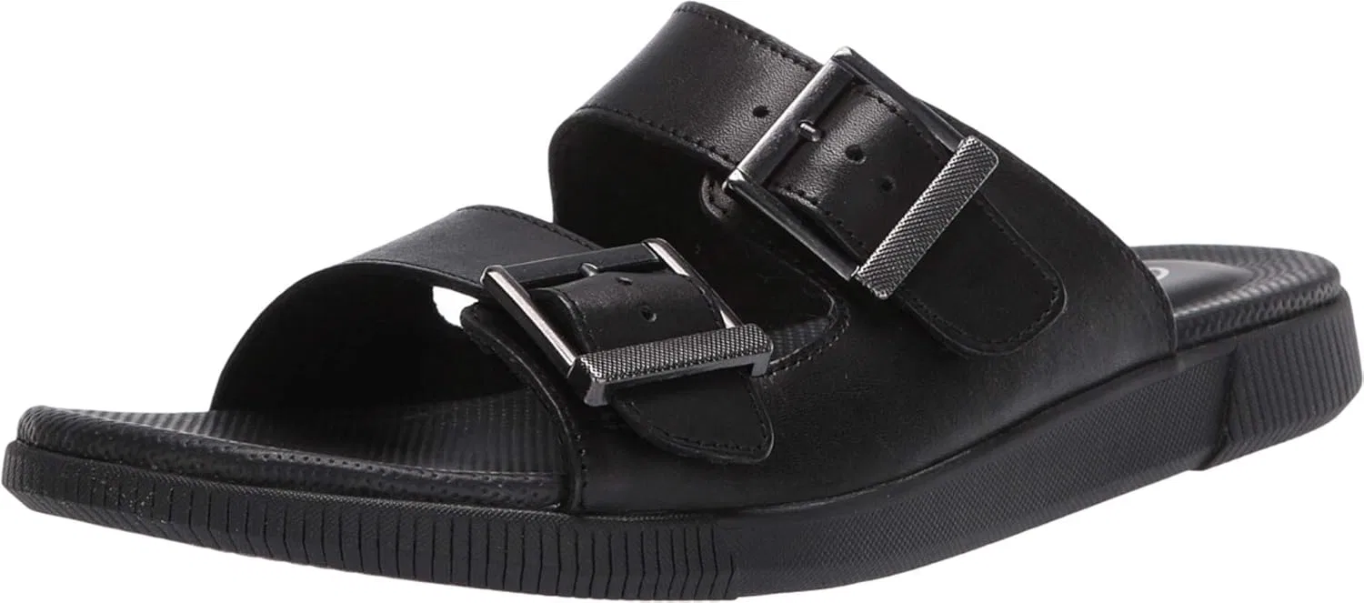 Мужские сандалии Clarks цвета кедра, 2-Black Leather