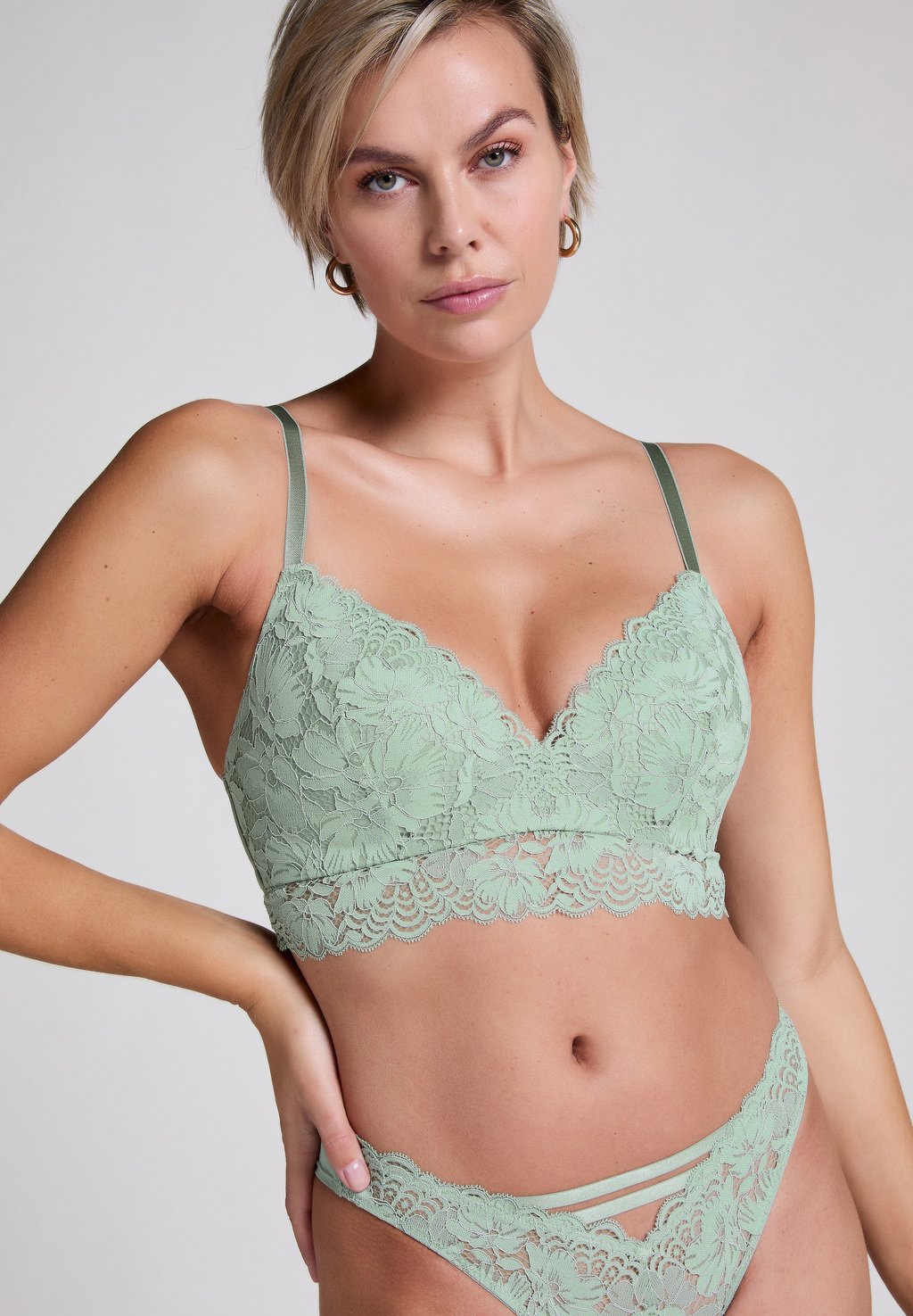 

Треугольный бюстгальтер Hunkemöller, светло-зеленый
