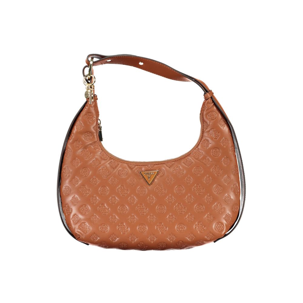 

Коричневая полиэтиленовая сумка Guess Shoes, коричневый