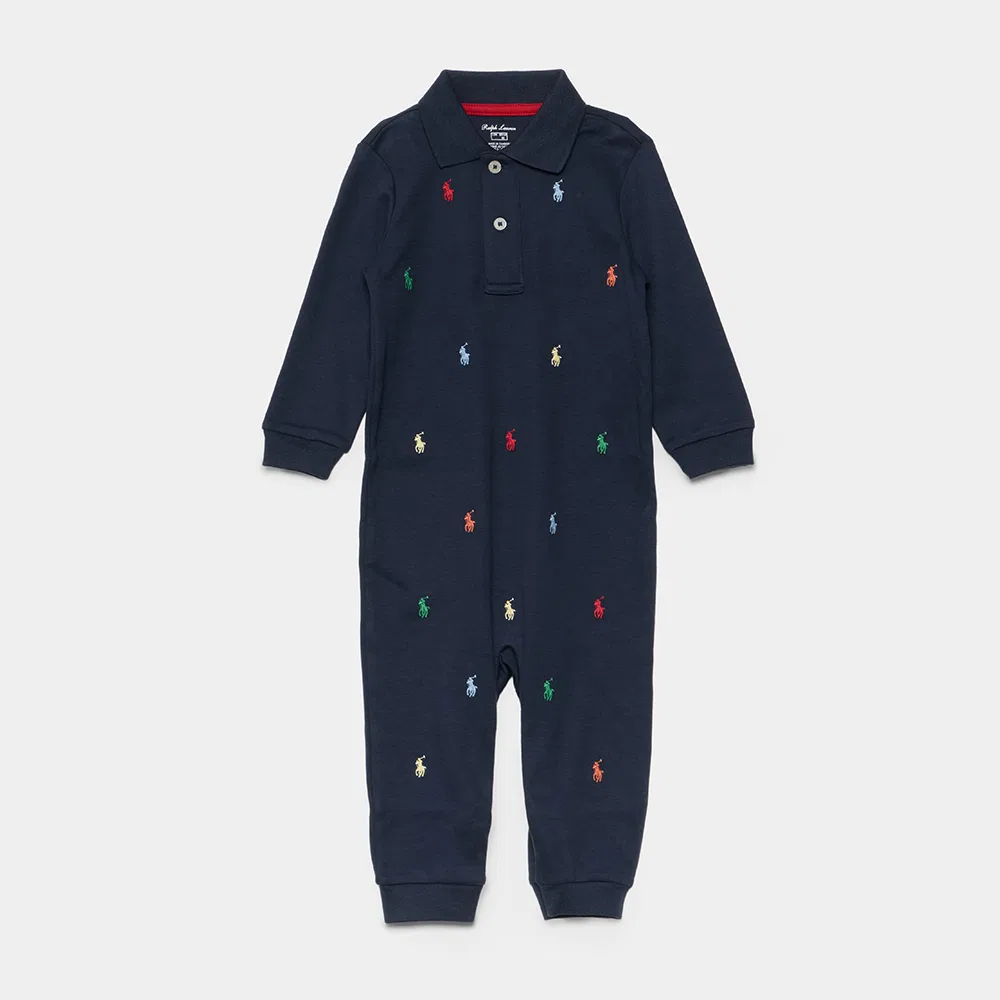 Детский хлопковый комбинезон интерлок от Polo Ralph Lauren Children