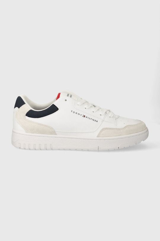 

Кроссовки TH BASKET CORE LTH MIX ESS Tommy Hilfiger, белый