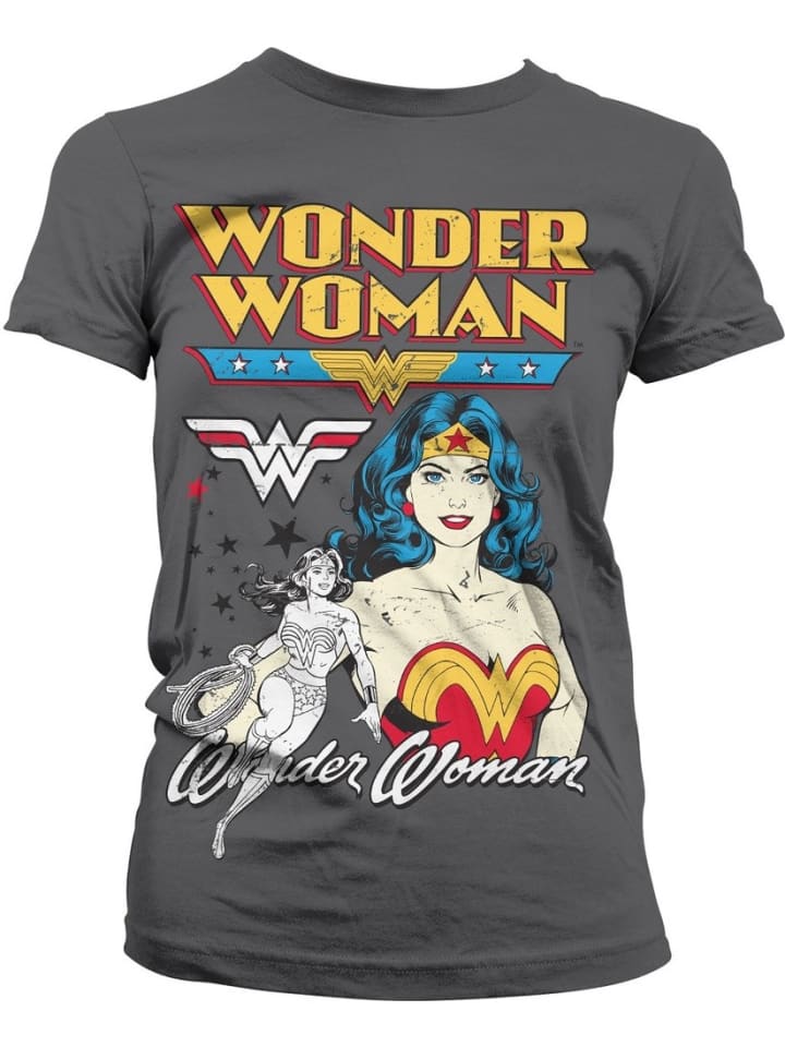 

Футболка WONDER WOMAN, серый