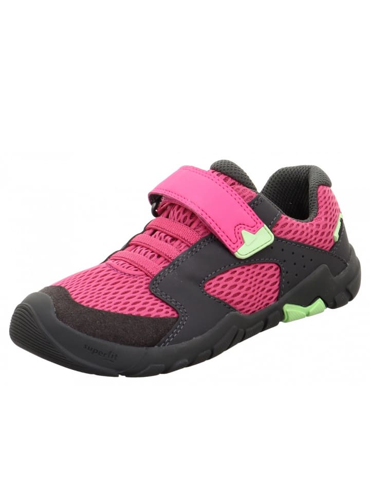 

Кроссовки на шнуровке superfit Halbschuh Trace Barfußschuh, розовый