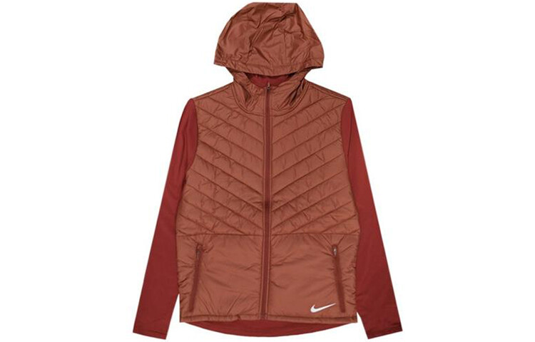 

Стеганая куртка мужская кирпично-красная Nike, красный