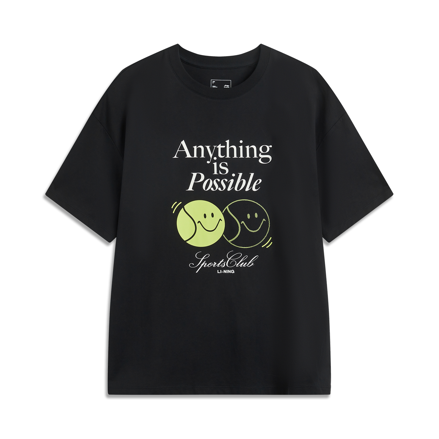 

LINING Футболка Sports Trend Series женская black, Черный, LINING Футболка Sports Trend Series женская black