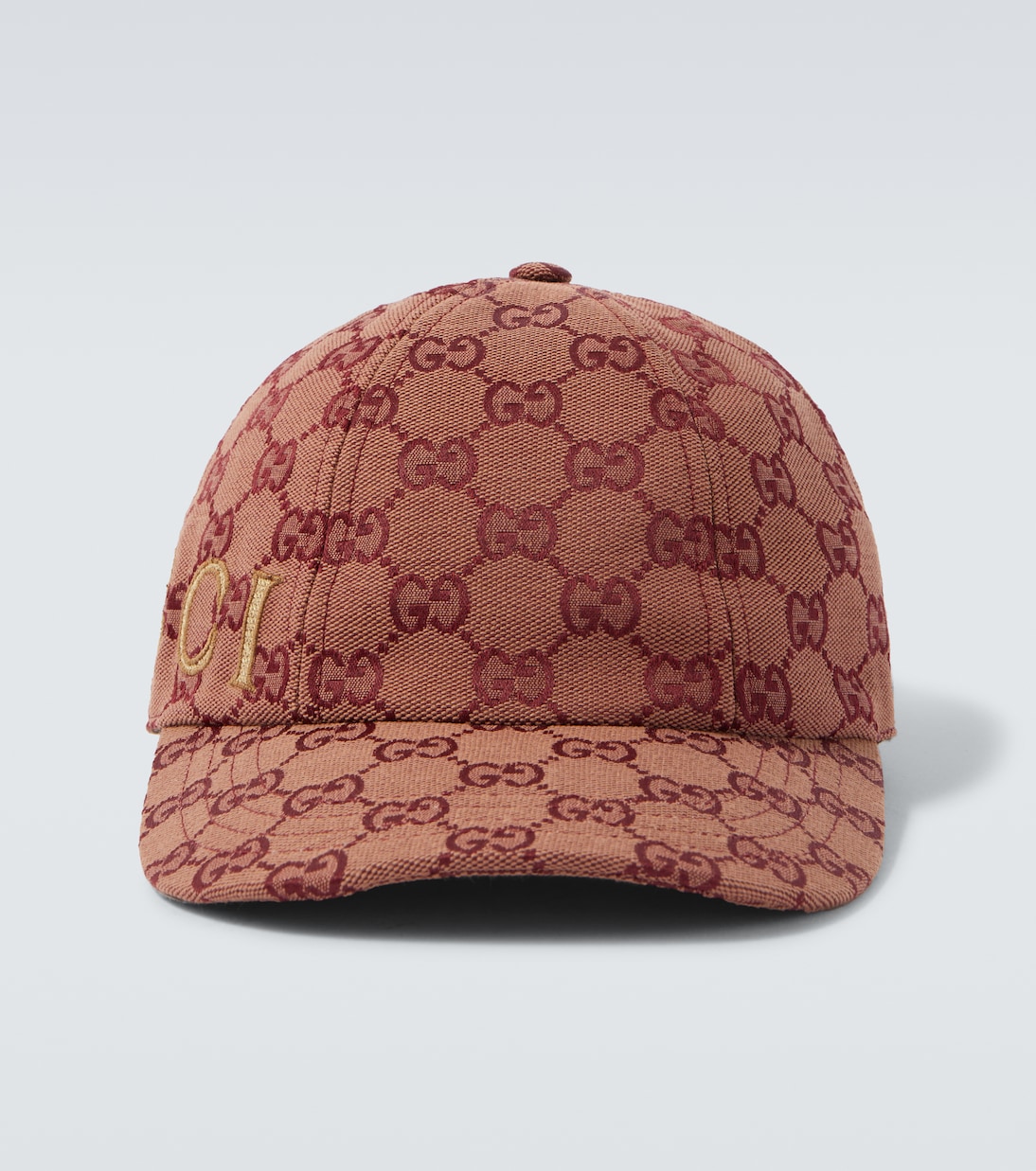 

GG бейсболка из хлопковой смеси Gucci, кэмел