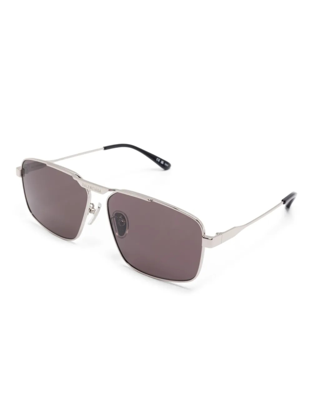 Солнцезащитные очки BB0418SK Balenciaga Eyewear, серебряный — фото 2