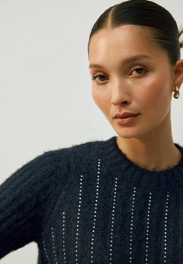 Футболка с круглым вырезом и принтом, стандартного кроя Next, Navy Blue Gem — фото 4
