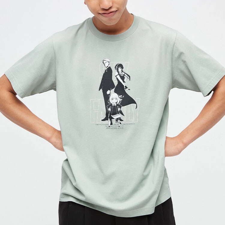 Футболка мужская Sage Green Uniqlo, зеленый — фото 2
