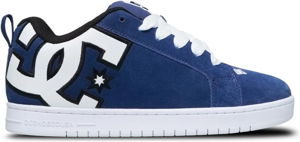 Мужские кроссовки DC Shoes Court Graffik, Navy-White — фото 2