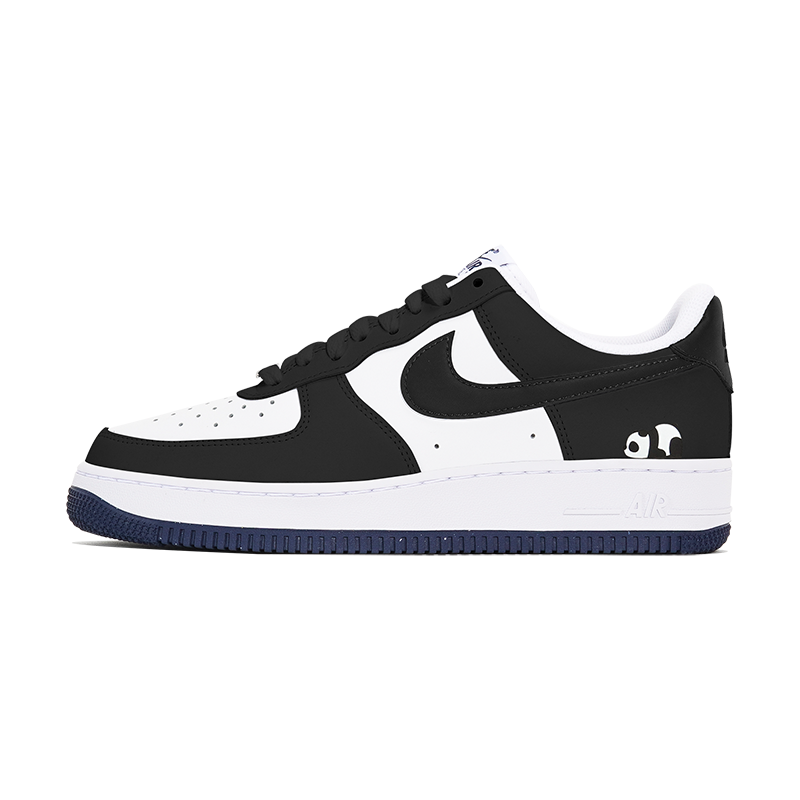 

Nike Кроссовки Air Force 1 Non-slip Lightweight Low-Top Skateboard для мужчин черно-белые