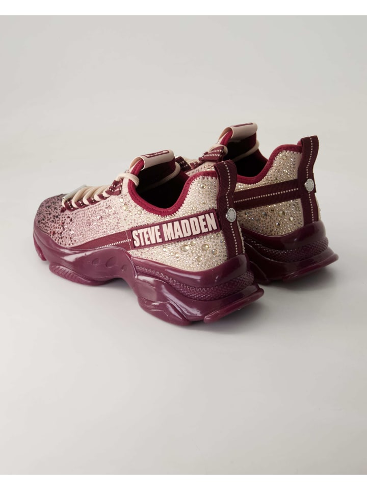 Элегантные туфли на шнуровке Steve Madden, бордовый — фото 3