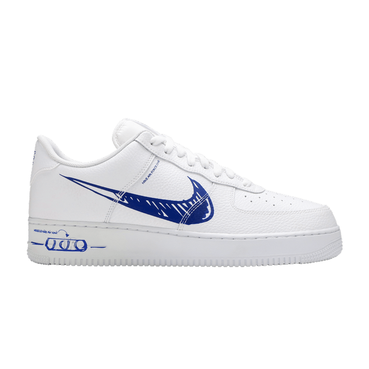 

Кроссовки Nike Air Force 1 Low 'Sketch', белый