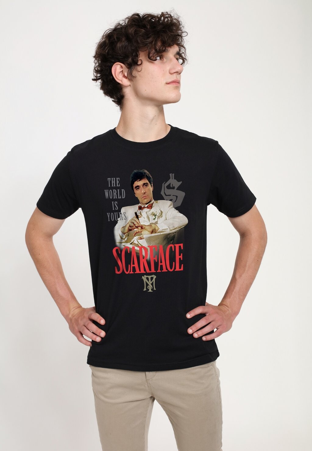 

Футболка с принтом Scarface The World Is Yours Henry Tiger, черный