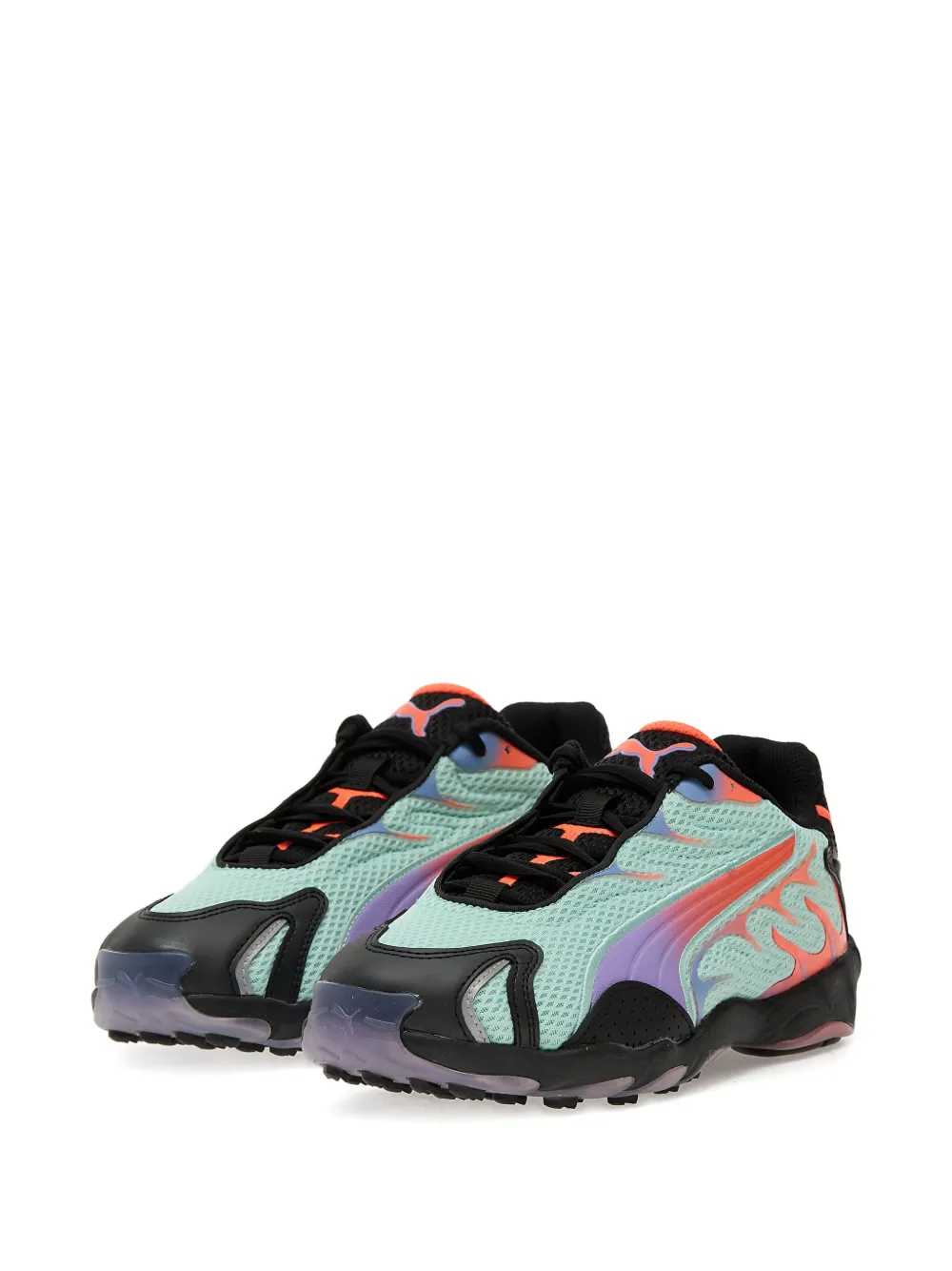 Сетчатые кроссовки Inhale PUMA, зеленый — фото 2