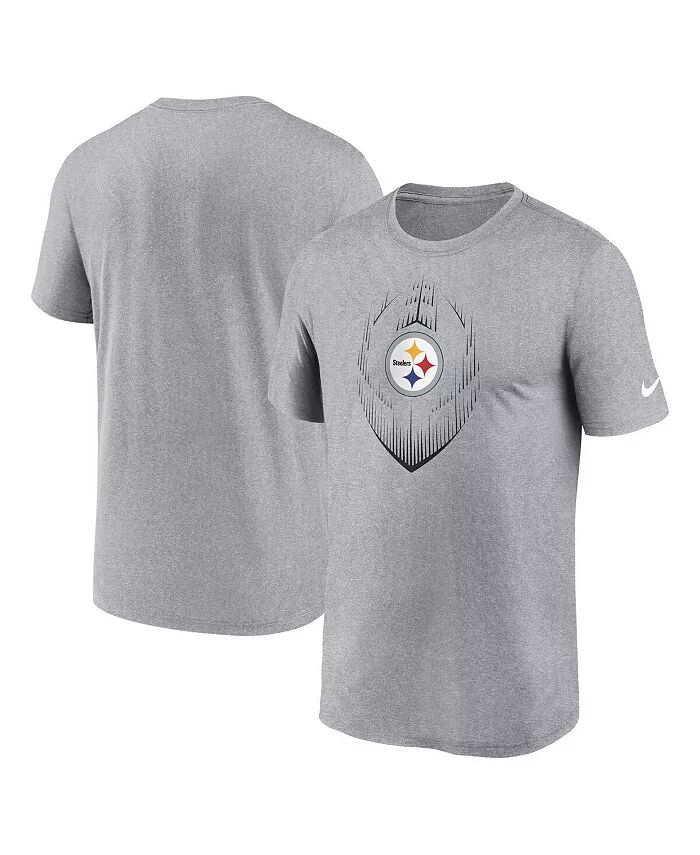 

Футболка мужская Heather Grey Pittsburgh Steelers Primetime Legend Icon Performance Nike
