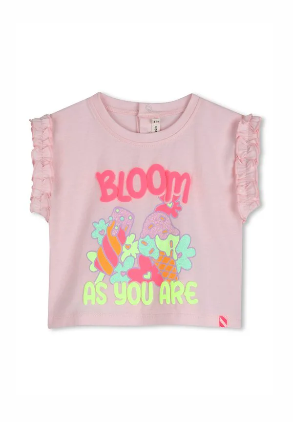 Футболка с принтом met korte mouwen Billieblush, Baby Pink