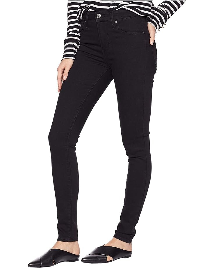 Женские джинсы Levi's Womens 721 High Rise Skinny, черный — фото 2