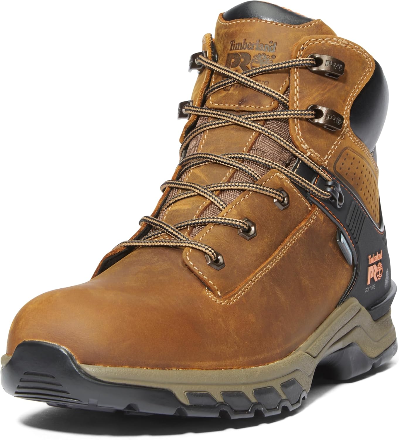 

Timberland PRO мужские Hypercharge 6 дюймовые Soft Toe водонепроницаемые рабочие ботинки, Earth Bandit Brown