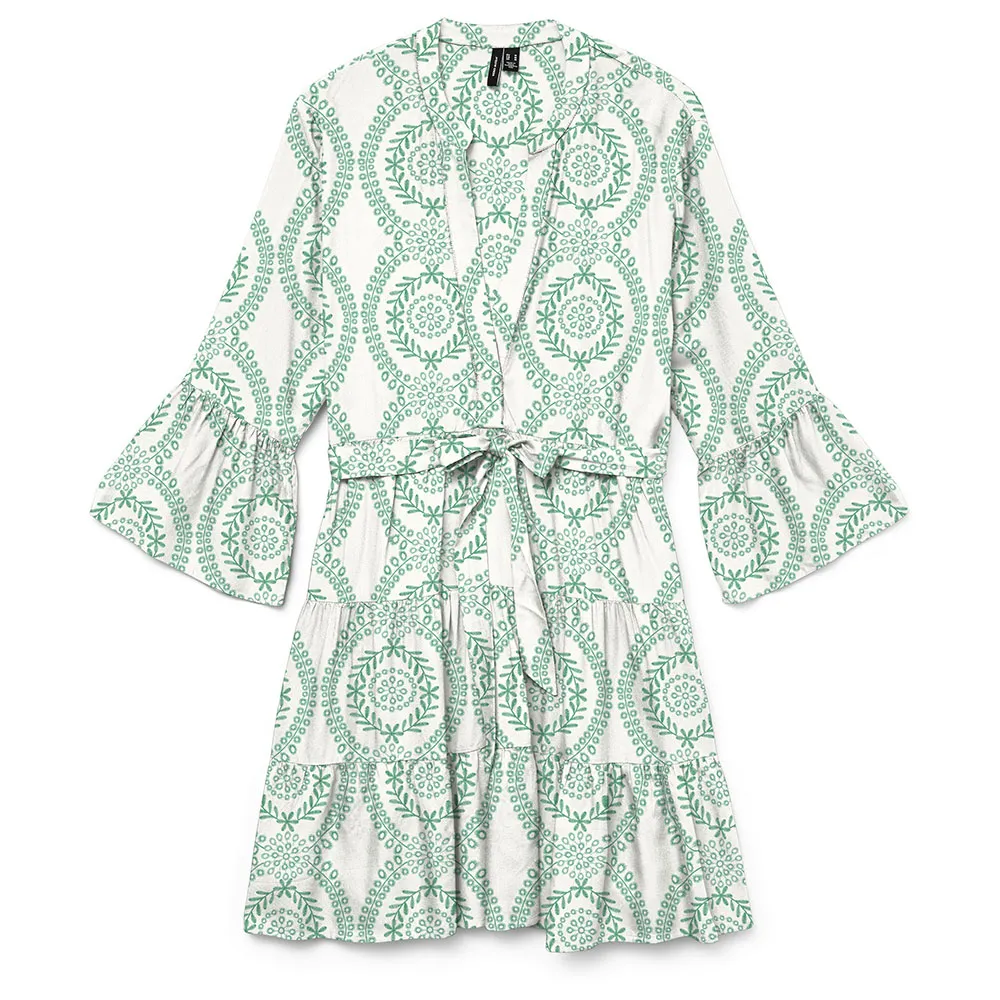 

Платье Vero Moda Melba 3/4 sleeve short, зеленый